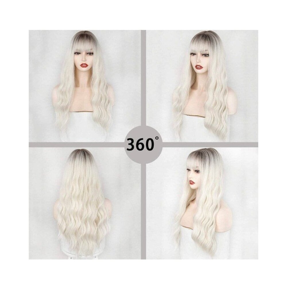 Platinum Blonde Wig,Hair Wigs - Picture 8 of 10
